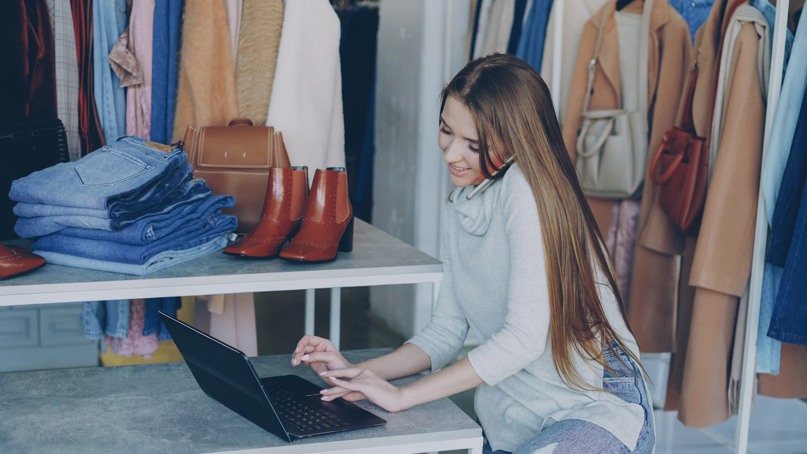 A boutique does not sell products, it sells sizes and colours
