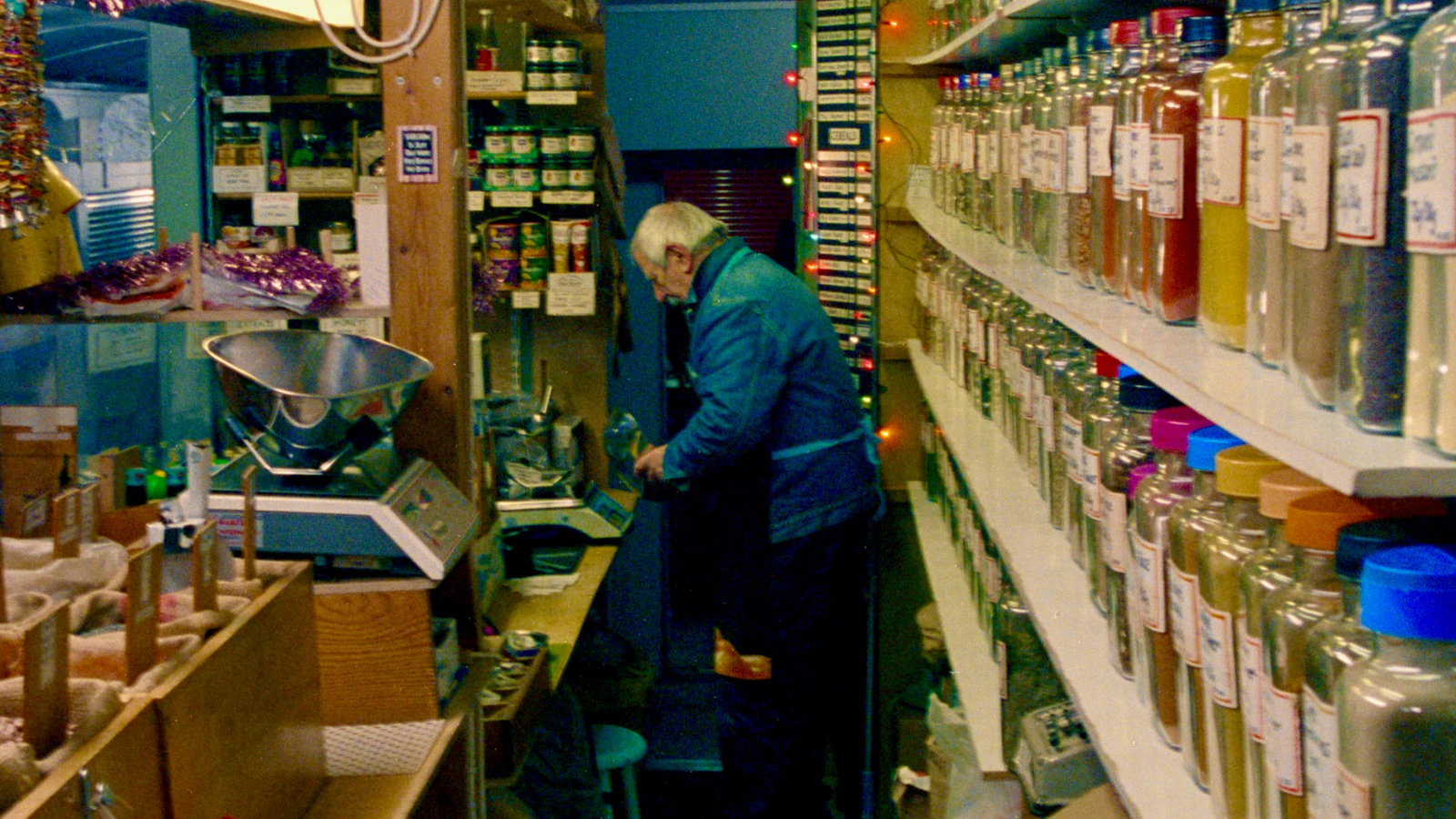 Hundreds of lines behind the counter, and stock kept by hand